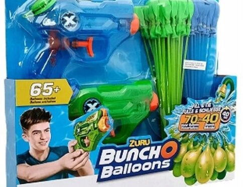 PISTOLET NA WODĘ Zuru 2szt BALONY WODNE 70 SZT bomby wodne psikawka wodna