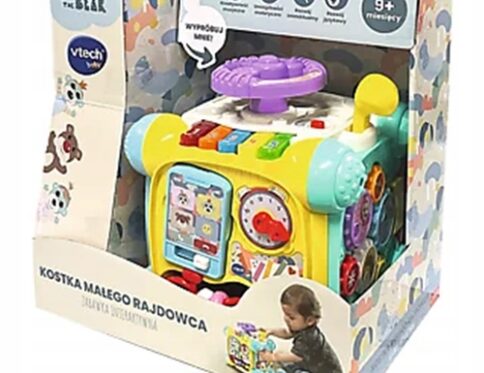 KOSTKA MAŁEGO RAJDOWCA VTECH EDUKACYJNA INTERAKTYWNA BOBASKI I MIŚ