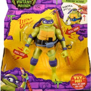 WOJOWNICZE ŻÓŁWIE NINJA FIGURKA DONATELLO DŹWIĘK