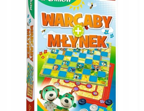 Gra planszowa Trefl Rodzina Treflików Warcaby Młynek