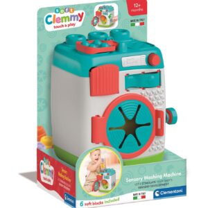 Clemmy pralka sensoryczna sorter klocki gumowe miękkie 17582