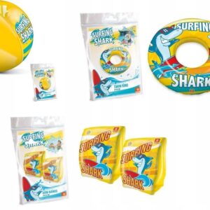 rękawki Koło Do Nauki Pływania piłka plażowa SHARK