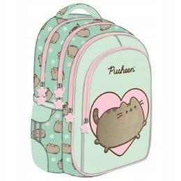 PLECAK szkolny 4-komorowy klasa 1-3 dla dziewczynki PUSHEEN MINT