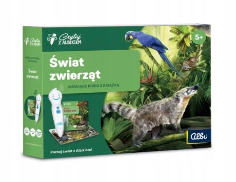 Zestaw STARTOWY Świat zwierząt KSIĄŻKA +plus pióro Praca zbiorowa