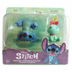 STITCH Lilo i Stitch Zestaw 2 Figurki Stitch Stojący na Głowie i Scump