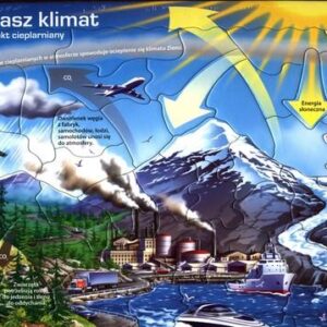 Puzzle Larsen Układanka Nasz klimat i efekt cieplarniany 69 el