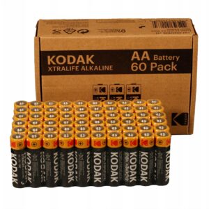 KODAK BATERIE ALKALICZNE XTRALIFE AA LR6 X 60 SZT. PALUSZKI ZESTAW