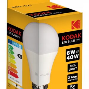 ŻARÓWKA LED E27 6W 40W 480lm A60 Standard Day