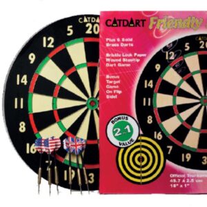 Tablica papierowa Tactic Catdart ZESTAW DO GRY W DARTA rzutki
