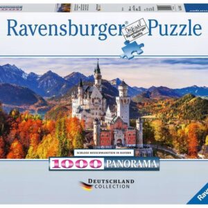 Puzzle 1000 el Zamek w Bawarii Ravensburger 15161