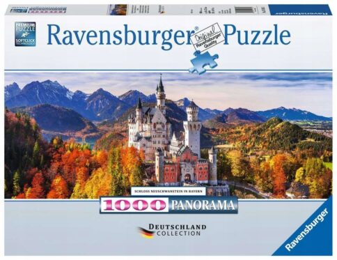 Puzzle 1000 el Zamek w Bawarii Ravensburger 15161