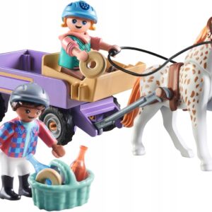 PLAYMOBIL HORSES OF WATERFALL 71496 POWÓZ KUCYKÓW