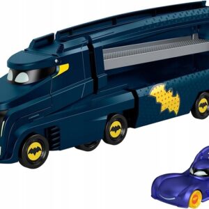 FISHER PRICE BATMAN BATWHEELS BAT-BIG RIG AUTO transporter samochodów