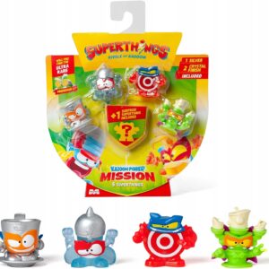 MAGICBOX SUPERTHINGS KAZOOM POWER MISSION 5 PAK ZESTAW 5 FIGUREK