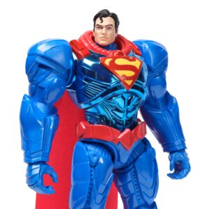 DC METALOWA FORCE SUPERMAN FIGURKA XL AKCJI KOLEKCJONERSKA METALICZNA 30 CM