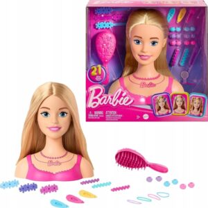 Barbie Barbie Głowa do stylizacji Blond włosy HMD88