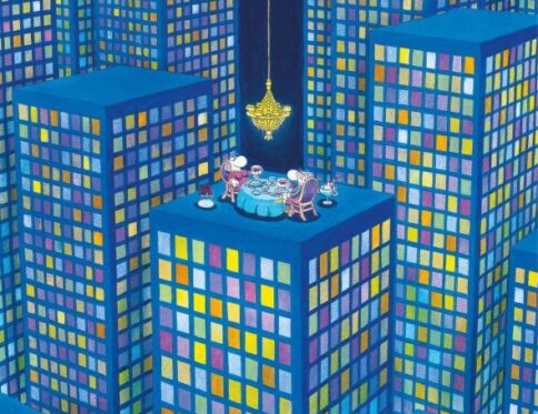 PUZZLE 500 Mordilo OBIAD NA DACHU CLEMENTONI 35077