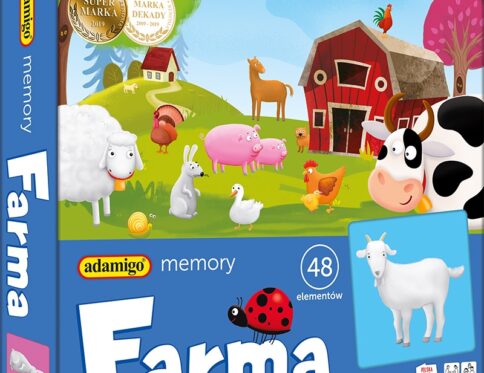 Gra planszowa Memory Farma memo zwierzęta