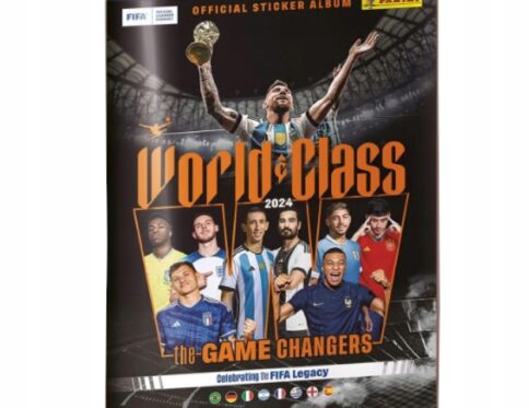 ALBUM NA NAKLEJKI FIFA WORLD CLASS 2024 + 6 NAKLEJEK ZESTAW STARTOWY PANINI