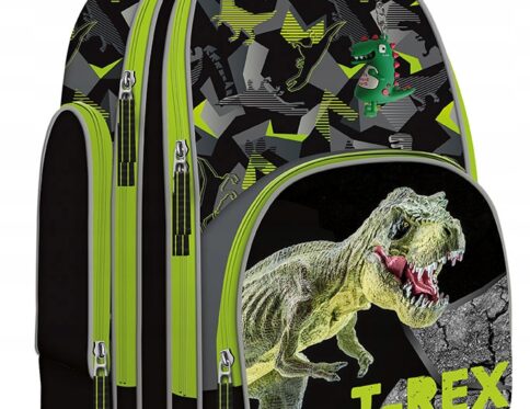 Plecak szkolny premium trzykomorowy 22 l T-Rex