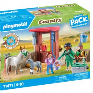 PLAYMOBIL 71471 Starter Pack Weterynarz z osiołkami Country Farma