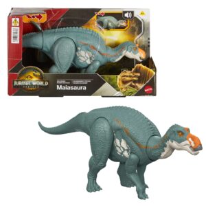 Dinozaur Majazaura ryczący Mattel Jurassic World Wild Roar Maiasaura