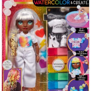 LALKA RAINBOW HIGH WATERCOLOR & CREATE DO KOLOROWANIA