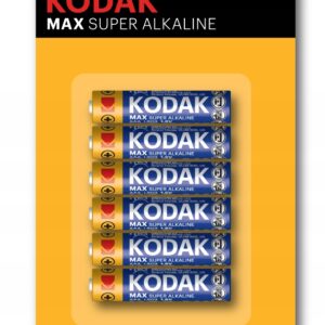 BATERIE ALKALICZNE 6X KODAK Max AAA LR3 blister
