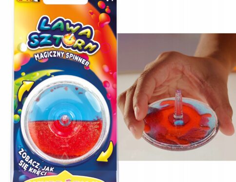 Lawa Sztorm Magiczny spinner NIEBIESKO-CZERWONY