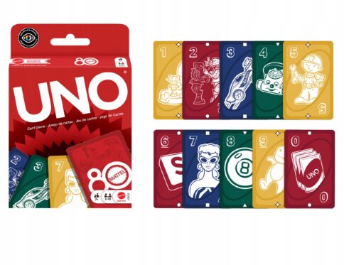 UNO Mattel 80-lecie Gra karciana Mattel JGK30