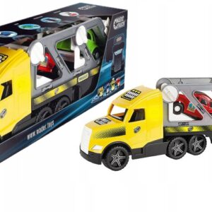 Mega Ciężarówka z dwoma autkami Wader Magic Truck Action Retro Cars 36231