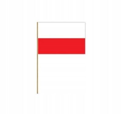 Chorągiewka Polska 20 sztuk komplet