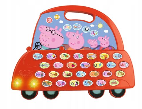 Vtech Literkowy Samochodzik Peppy Zestaw 61806 Świnka Peppa