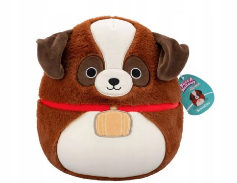 SASSAFRAS SQUISHMALLOWS 30CM MASKOTKA PRZYTULANKA PIES PIESEK BERNARDYN