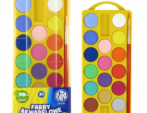 Farby akwarelowe ASTRA 18 kolorów