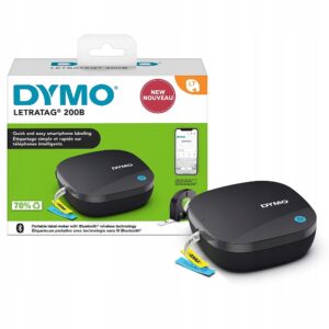 Drukarka do etykiet Dymo Letra Tag 200B czarna