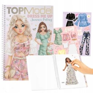 Top Model Dress Me Up szkicownik naklejki Summer Feeling 13833