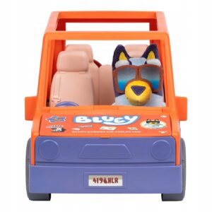 MOOSE TOYS Bluey Buddies Big Heeler 4WD Pojazd i Maskotka DUŻE AUTO