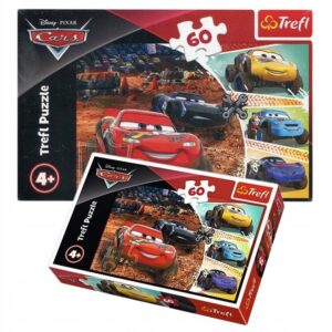 Puzzle 60 el. Cars Zygzak McQueen z przyjaciółmi Trefl