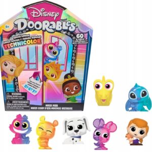 DISNEY DOORABLES ZESTAW FIGUREK TECHNICOLOR OMBRE FIGURKI STICH KSIĘŻNICZKI