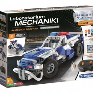 Laboratorium Mechaniki Samochód policyjny RC zdalnie sterowany pilotem