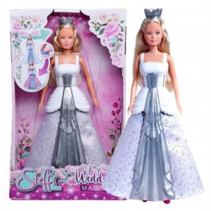 LALKA STEFFI W SUKNI ŚLUBNEJ magiczny ślub