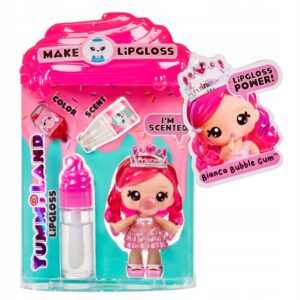 YUMMILAND LALKA Z BŁYSZCZYKIEM BIANCA BUBBLEGUM GUMA BALONOWA