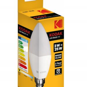 ŻARÓWKA LED E14 3W 25W 260lm C37 Świeczka Warm