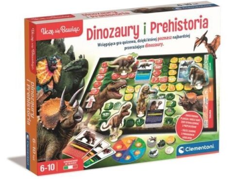 Clementoni Gra edukacyjna Dinozaury i Prehistoria 50804