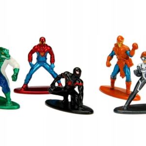 Zestaw 5 Figurek metal Marvel Spiderman Nano 5Pack