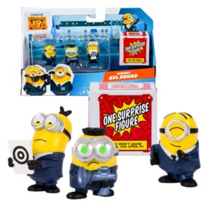 MINIONKI ZESTAW FIGUREK FIGURKI KOLEKCJONERSKIE AVL 4 sztuki