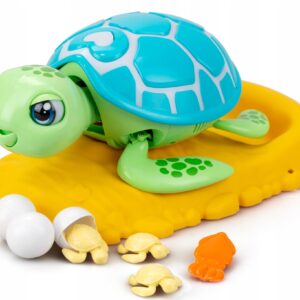 SILVERLIT Interaktywny Żółw RESCUE TURTLE Niebieski DŹWIĘKI ŚWIECI