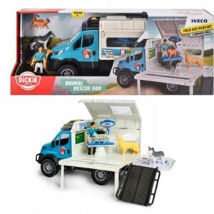 SAMOCHÓD RATOWNICZY dla zwierząt 28cm weterynarz auto Dickie Toys