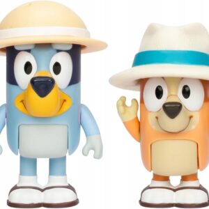 BLUEY BINGO FIGURKI ZESTAW FIGUREK 2-PACK HOLIDAY AKCESORIA